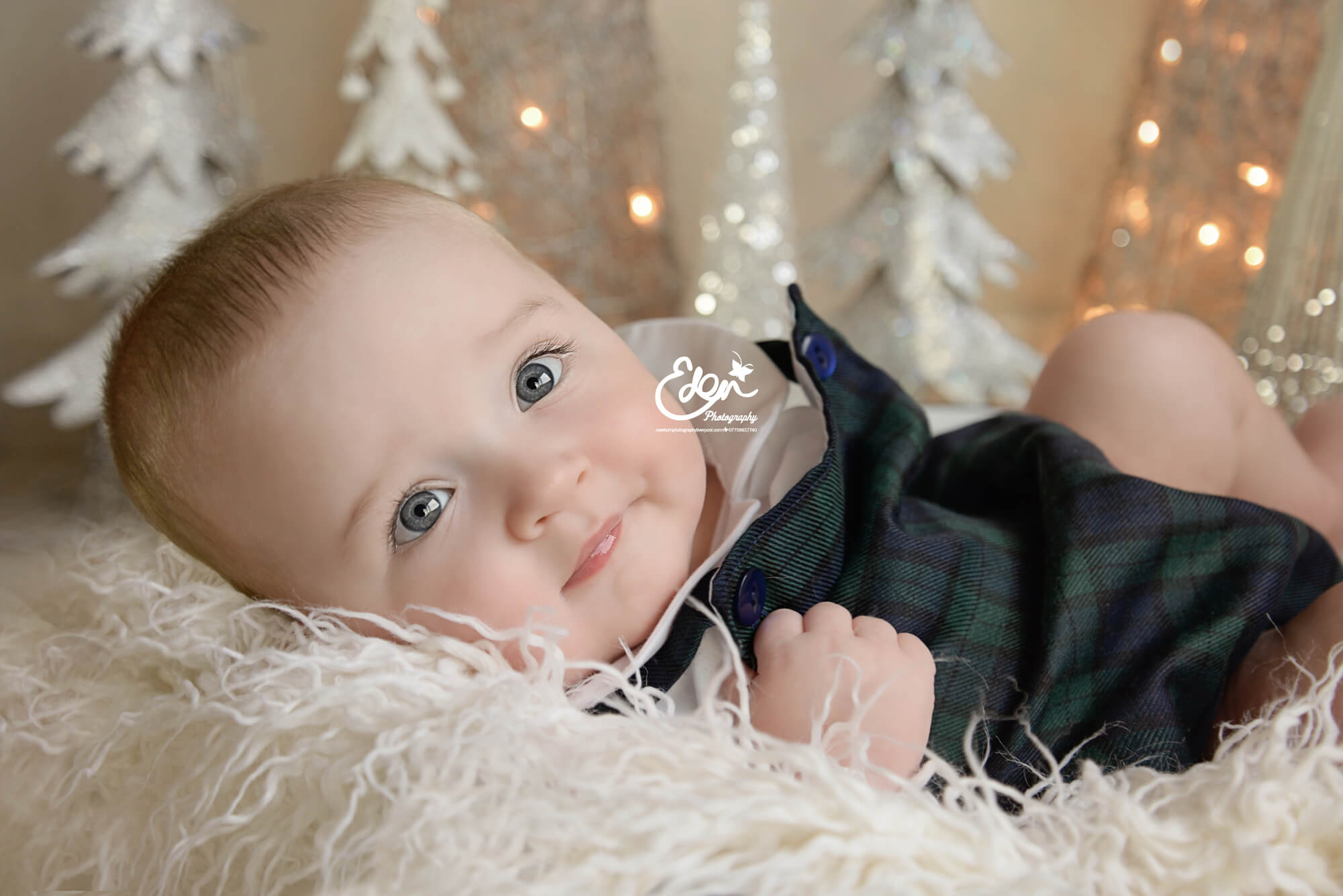 Christmas Baby Photographer Liverpool by Eden Media