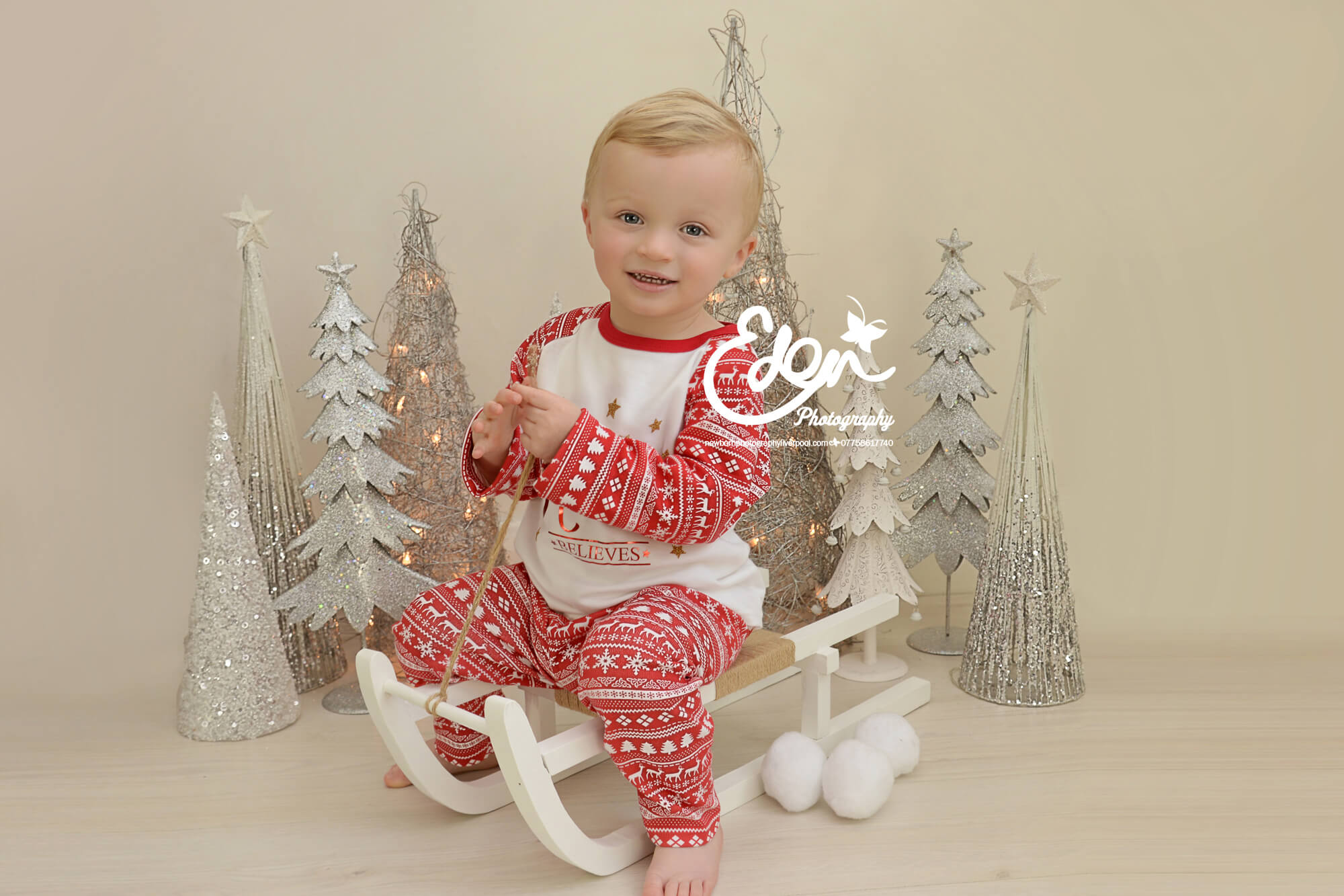 Christmas Baby Photographer Liverpool by Eden Media