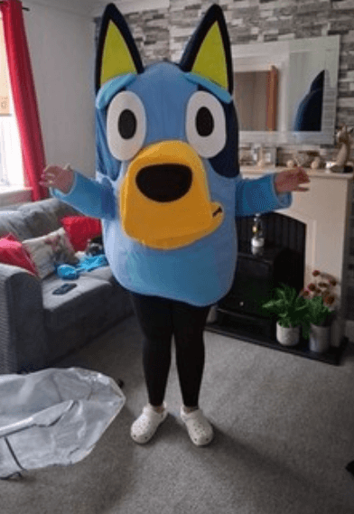 Bluey Suit Hire Liverpool